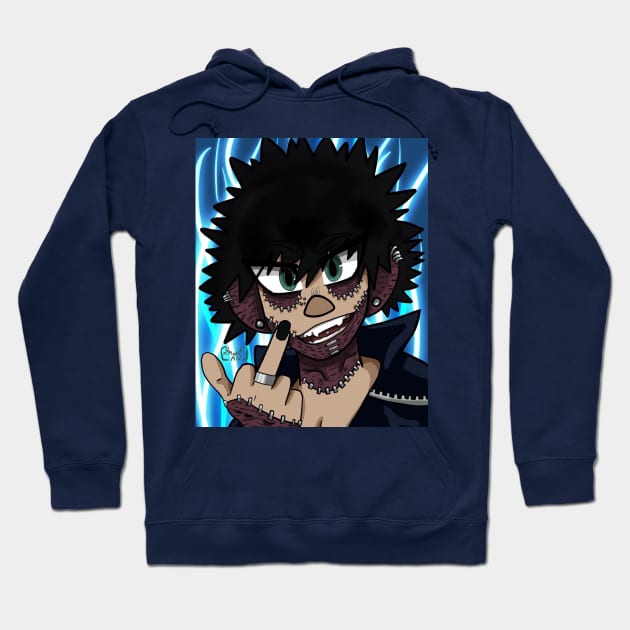 Blue flame hoodie on sale